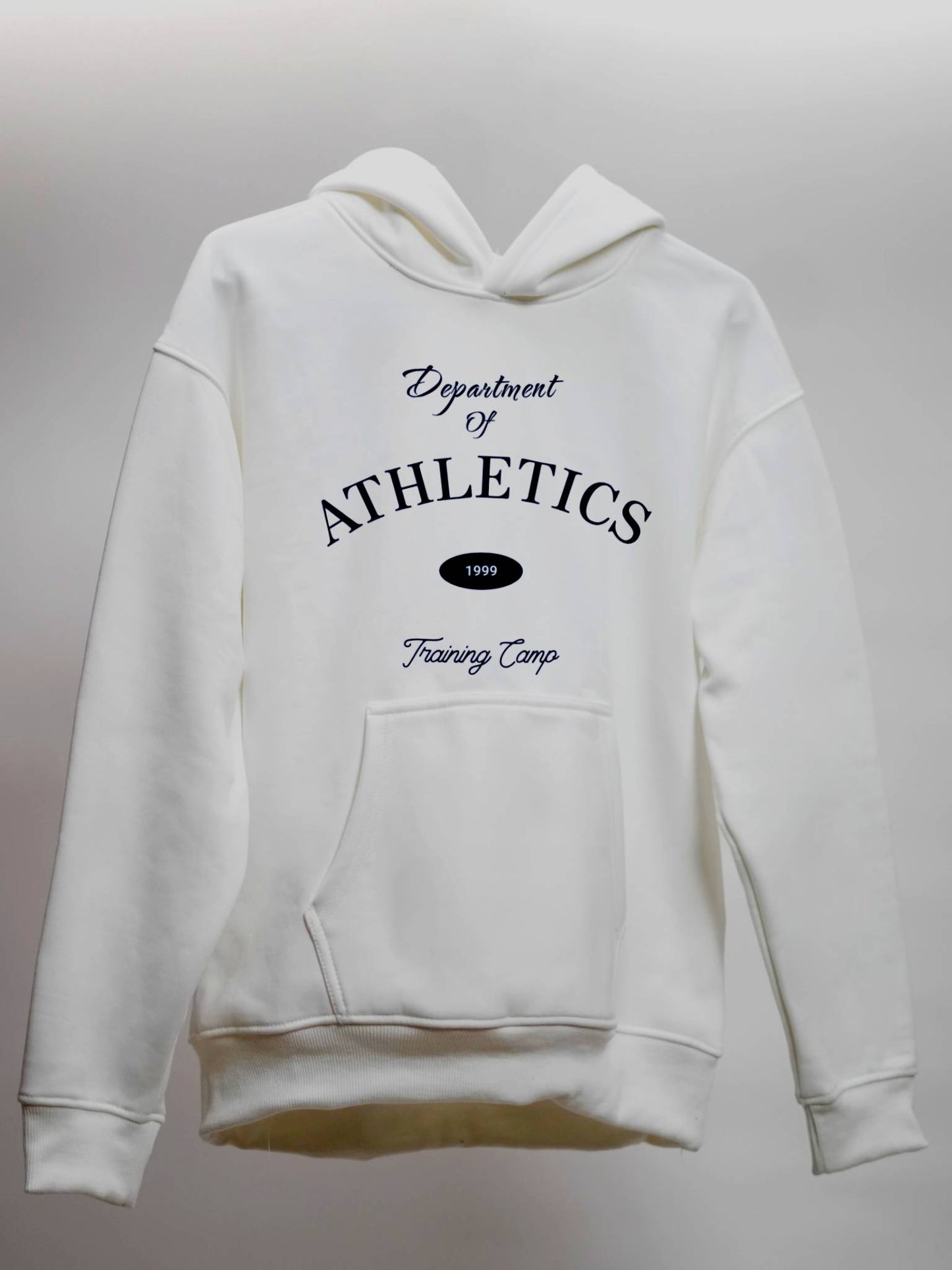 Vintage Athletic Hoodie for men and women. Retro Collegiate Training Camp Club Pullover.